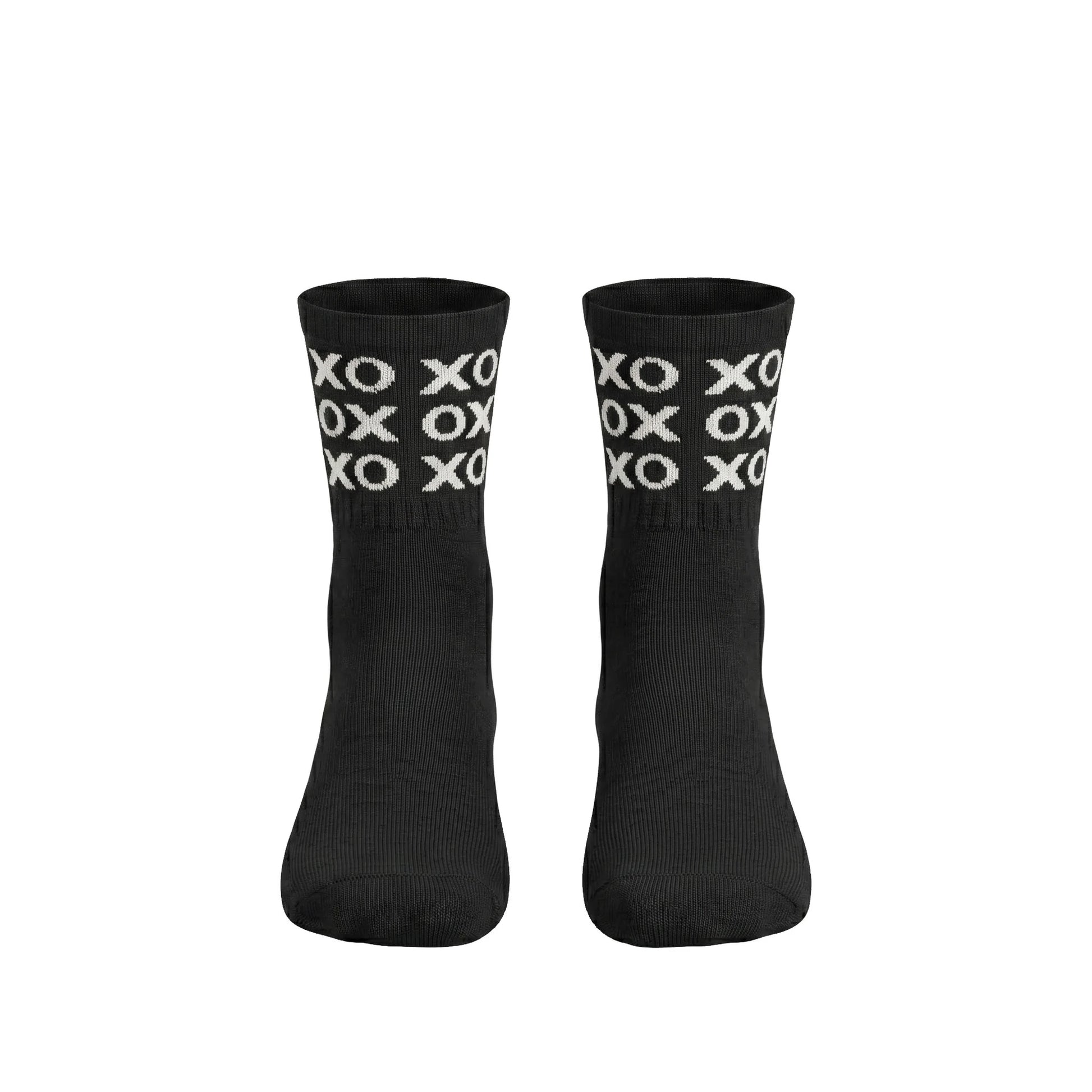 Louluu women's cotton Black Xox ankle socks| Louluu