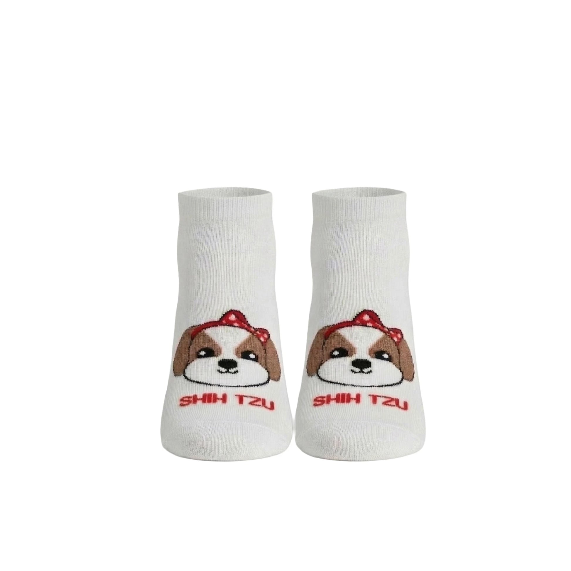 Louluu women's cotton Dog low cut socks — breathable & comfortable | Louluu