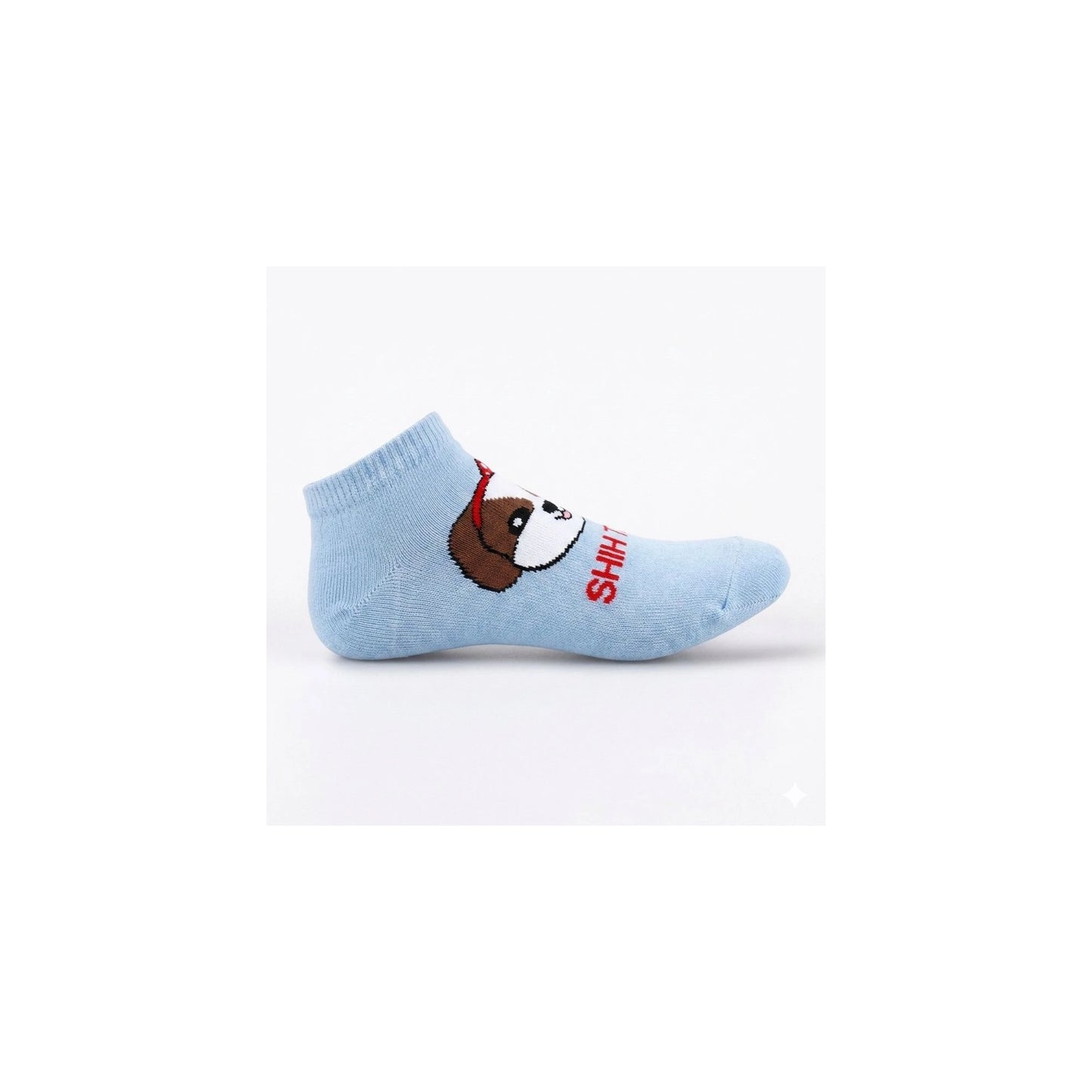 Louluu women's cotton Dog low cut socks — breathable & comfortable | Louluu