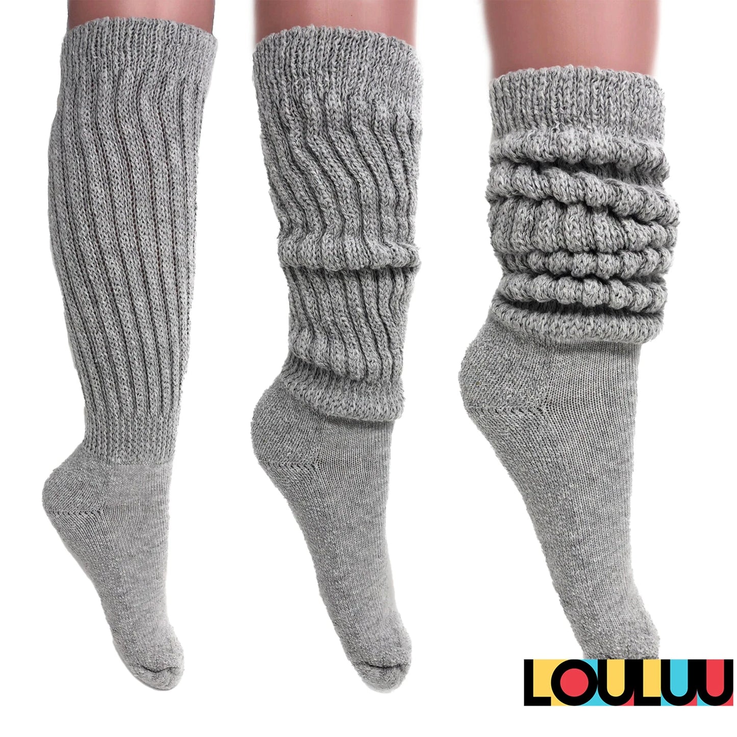 Louluu women's cotton slouch socks — breathable| Louluu