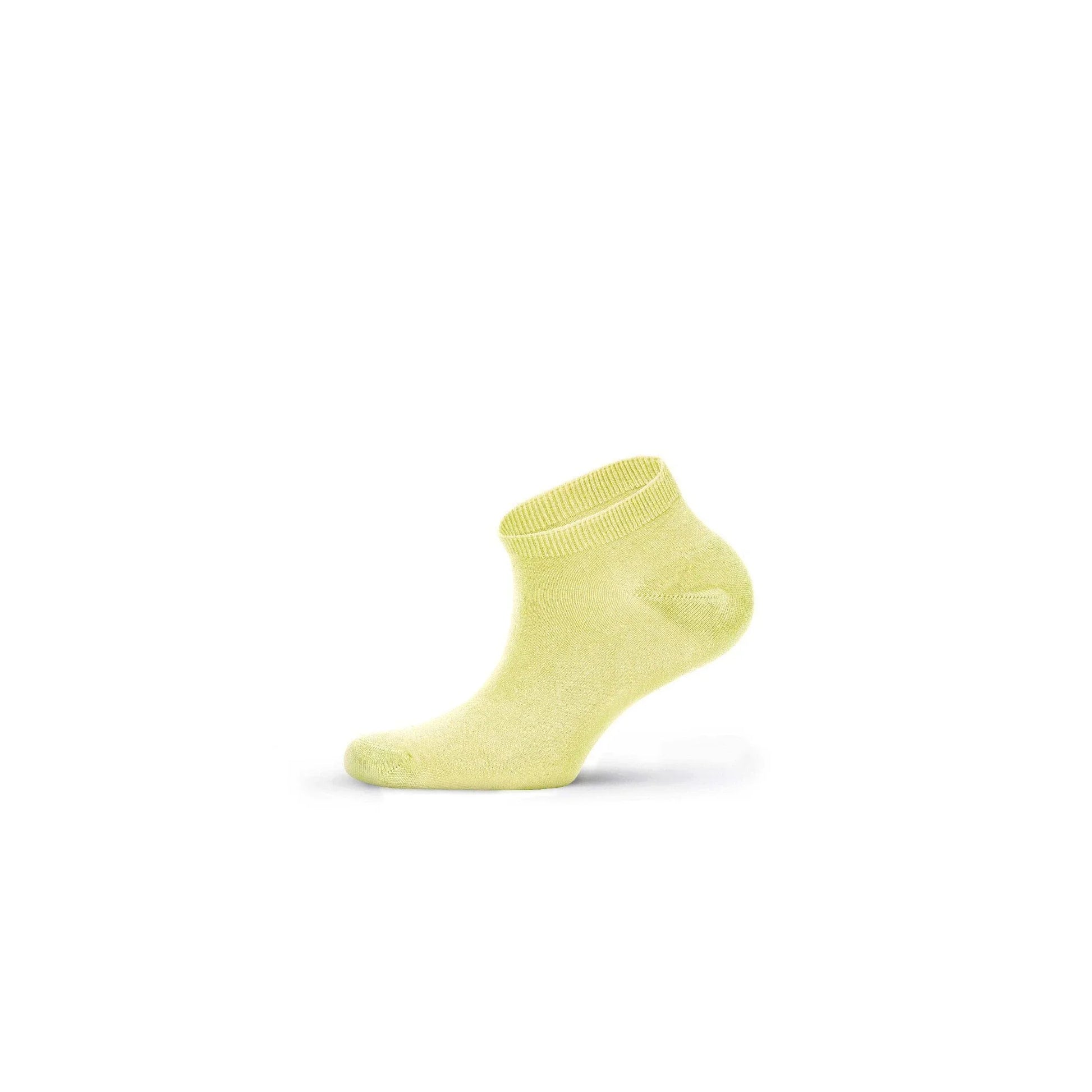 Louluu women's modal Yellow low cut socks — seamless | Louluu