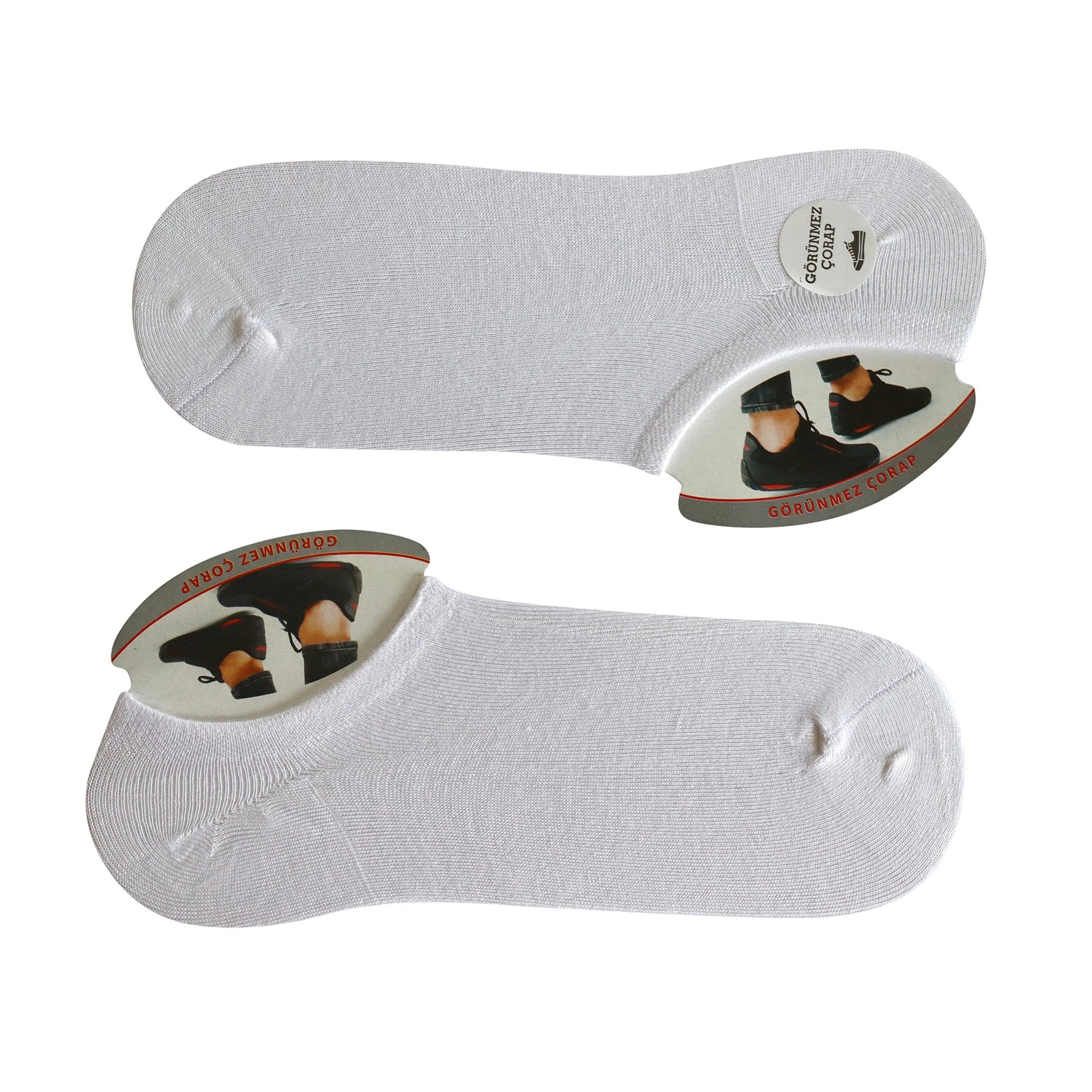 Louluu women's cotton White sneaker socks | Louluu