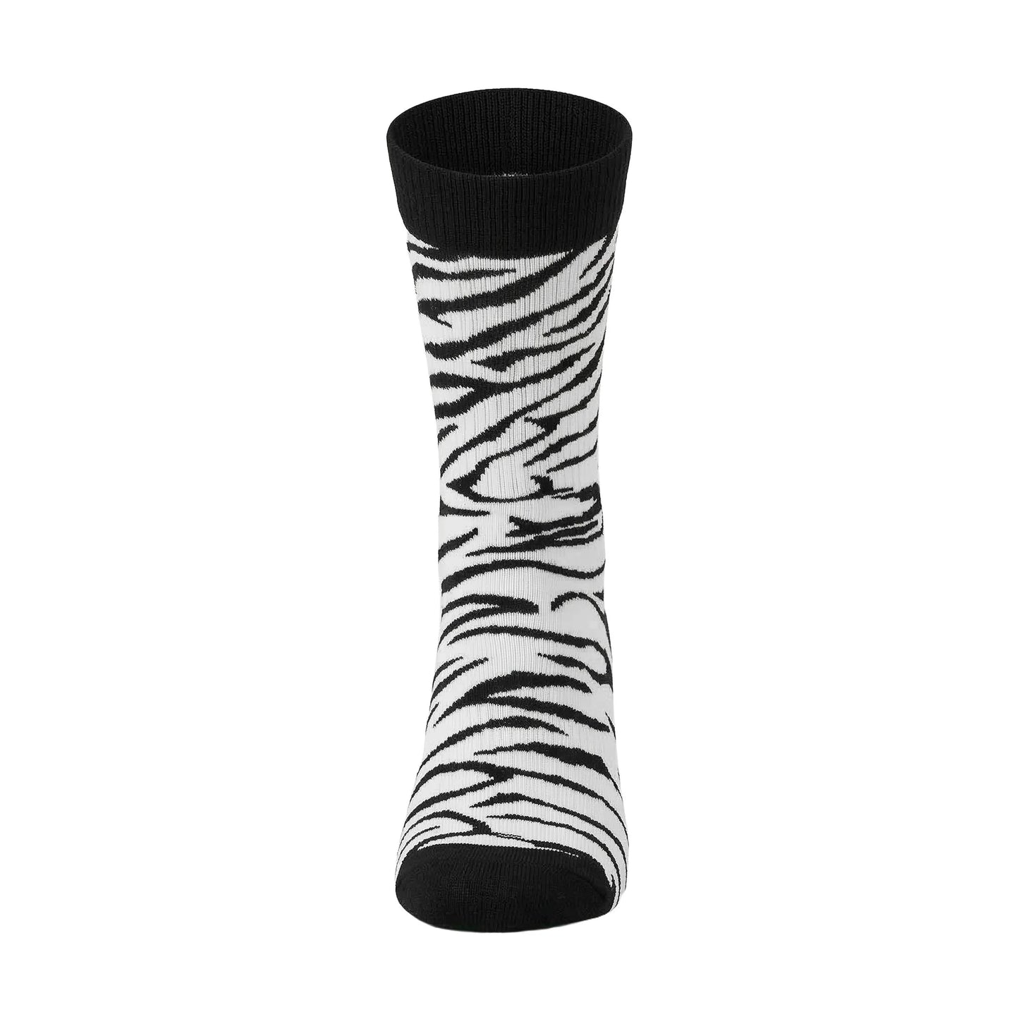 Louluu women's combed cotton White Zebra tennis socks — breathable | Louluu
