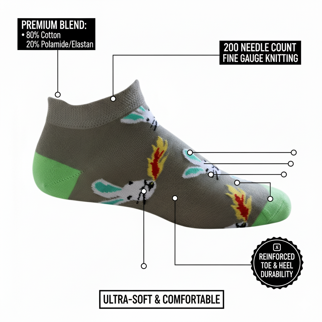 Louluu Rabbit Low Cut Socks