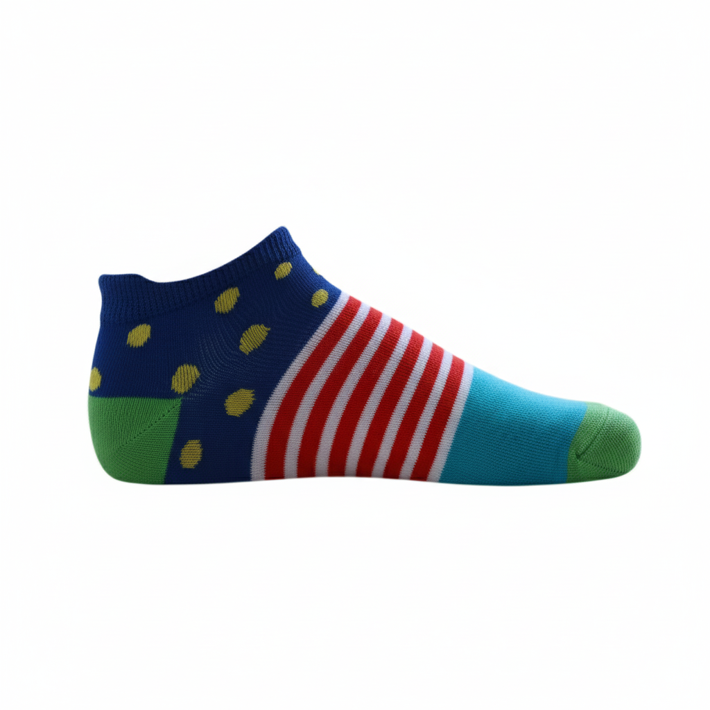 Louluu Dot Line Low Cut Socks