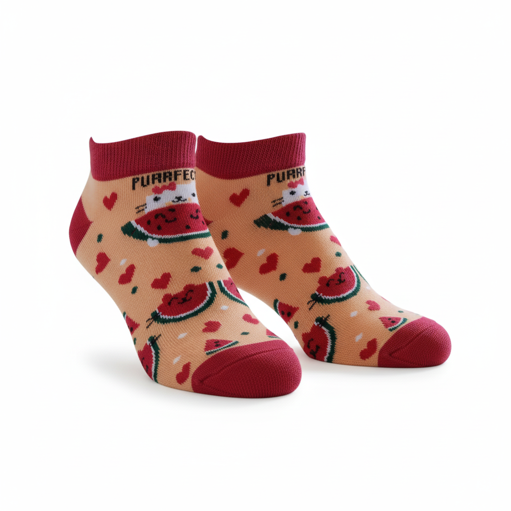 Louluu Watermelon Low Cut Socks