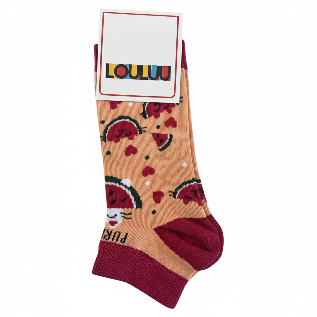 Louluu Watermelon Low Cut Socks