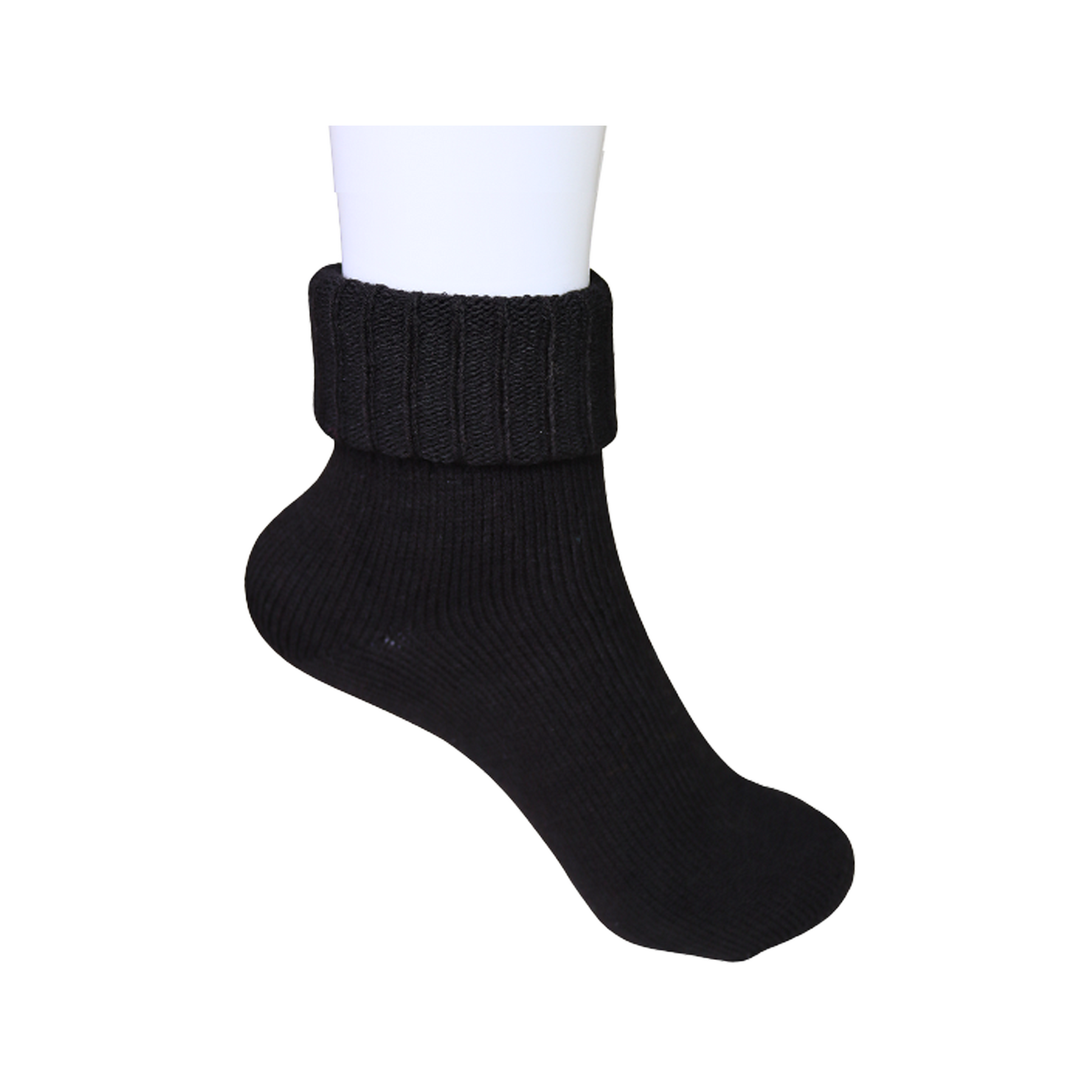 Louluu Wool Turn Cuff Socks