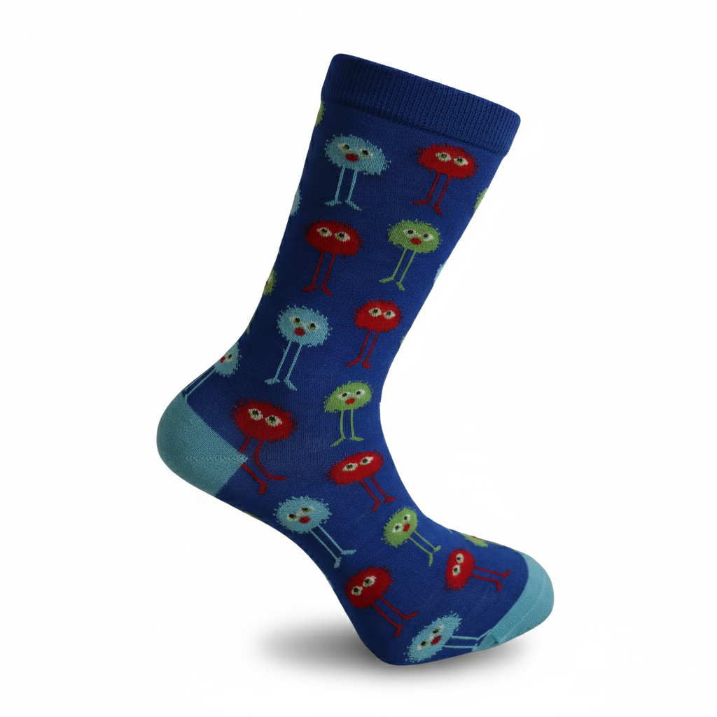 Louluu Colourful Cotton Crew Socks for men