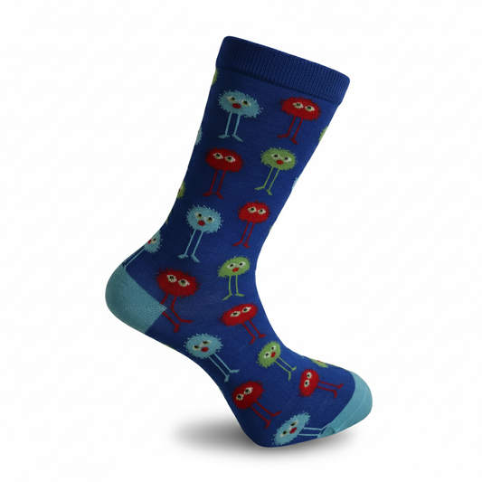 Louluu Colourful Cotton Crew Socks for men