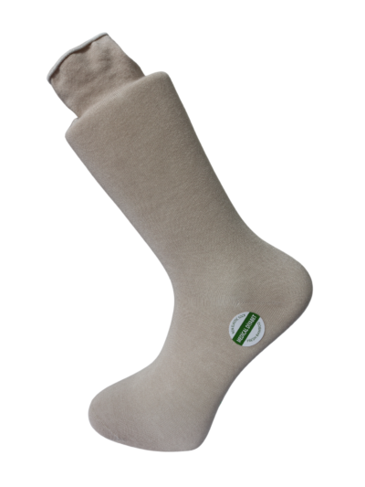 men Bamboo Beige Diabetic Socks