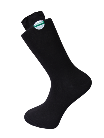 Men Bamboo Black Diabetic Socks