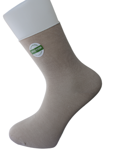 Men Diabetic Beige Colour Ankle Socks