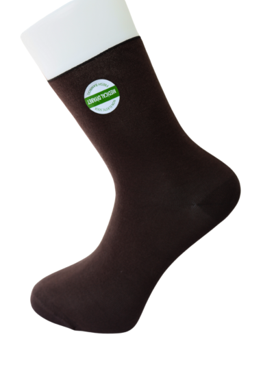 Brown Colour Diabetic Bamboo Ankle Socks