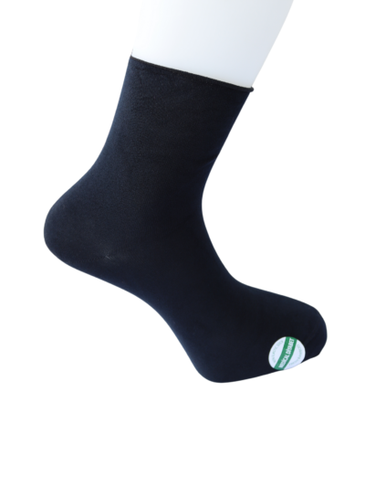 Bamboo Dark Blue Diabetic Ankle Socks